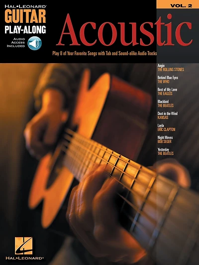 Acoustic Guitar Songbook Play-Along Volume 2