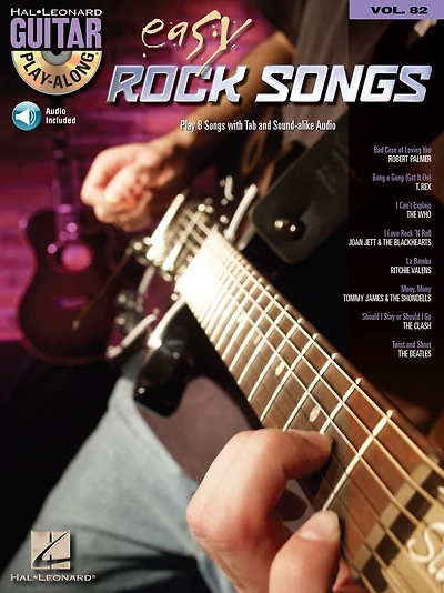 Easy Rock Songs: Guitar Play-Along Volume 82