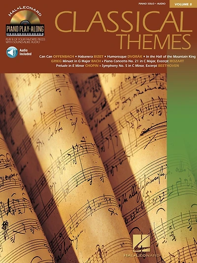 Classical Themes: Piano Play-Along Volume 8