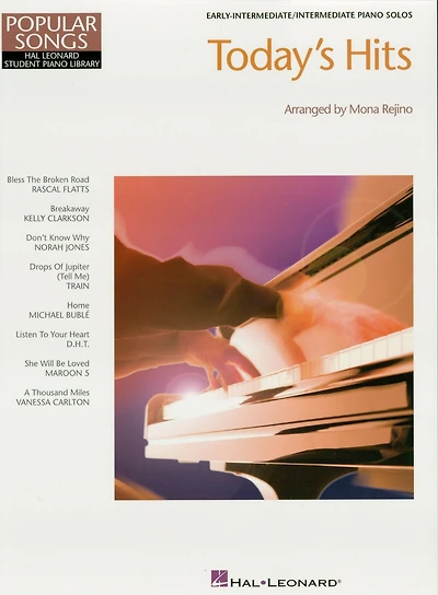 Today's Hits (Songbook): Hal Leonard Student Piano Library Popular Songs Series