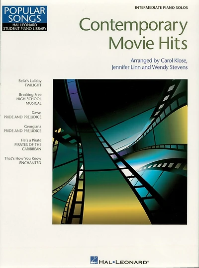 Contemporary Movie Hits (Songbook): Intermediate Piano Solos