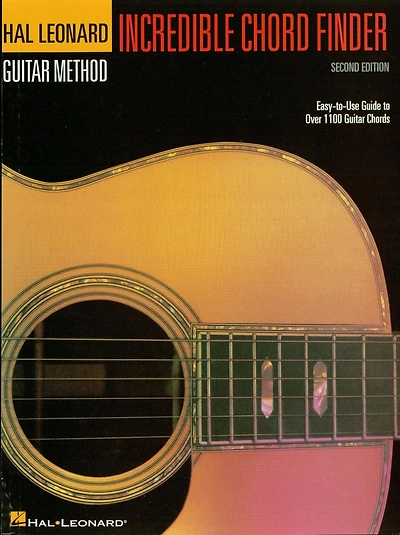 Incredible Chord Finder - 9 inch. x 12 Edition: Hal Leonard Guitar Method Supplement