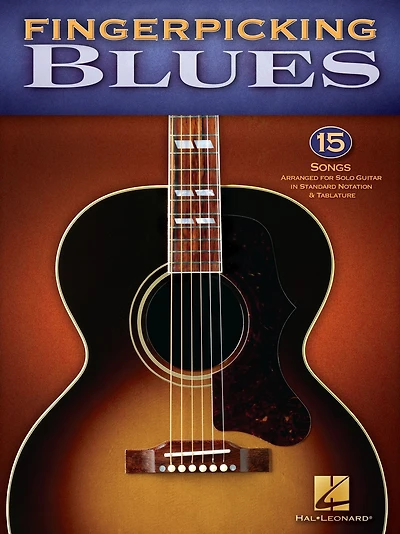 Fingerpicking Blues (Songbook): 15 Songs Arranged for Solo Guitar Standard Notation & Tab