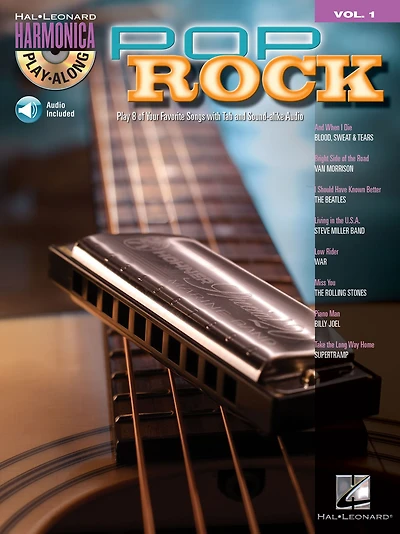 Pop Rock (Songbook): Harmonica Play-Along Volume 1