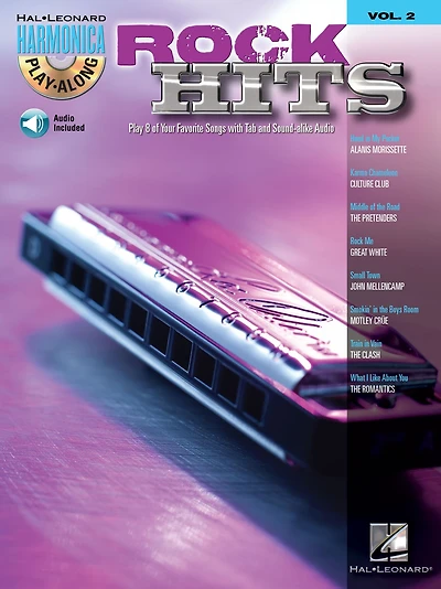 Rock Hits (Songbook): Harmonica Play-Along Volume 2