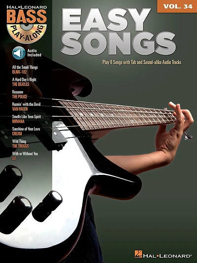 Easy Songs: Bass Play-Along Volume 34