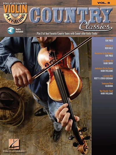 Country Classics (Songbook): Violin Play-Along Volume 8
