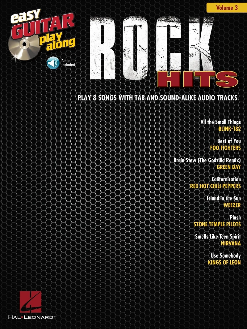 Rock Hits (Songbook): Easy Guitar Play-Along Volume 3