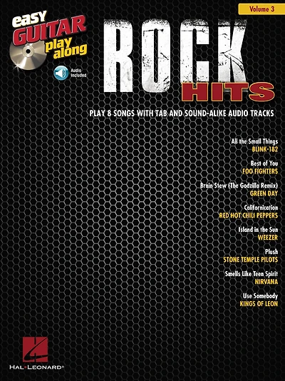 Rock Hits (Songbook): Easy Guitar Play-Along Volume 3