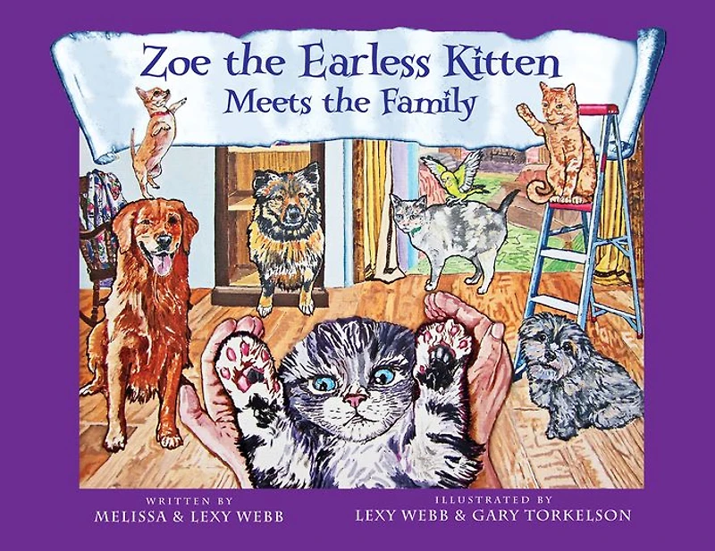Zoe the Earless Kitten: Zoe Meets the Family
