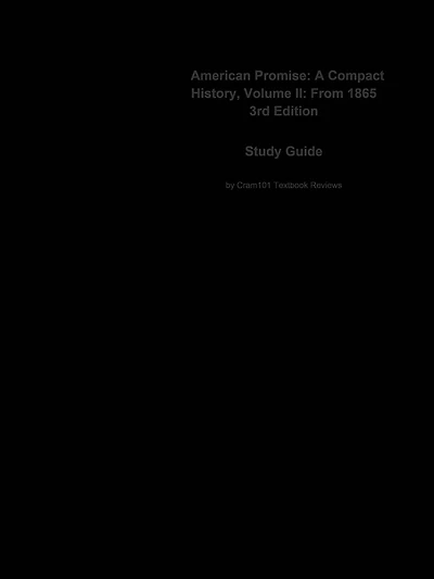 American Promise, A Compact History, Volume II, From 1865
