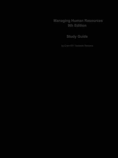 Managing Human Resources: Business, Human resource management