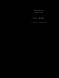 Precalculus: Mathematics, Precalculus