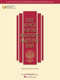 Easy Songs for the Beginning Baritone/Bass