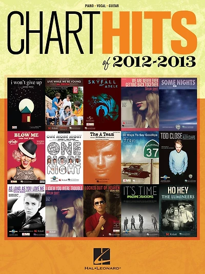Chart Hits of 2012-2013 Songbook