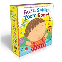 Buzz, Splash, Zoom, Roar! (Boxed Set): 4-book Karen Katz Lift-the-Flap Gift Set: Buzz, Buzz, Baby!; Splish, Splash, Baby!; Zoom, Zoom, Baby!; Roar, Roar, Baby!