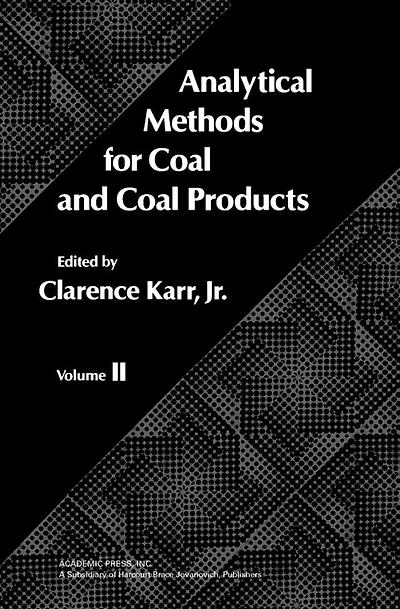Analytical Methods for Coal and Coal Products: Volume III