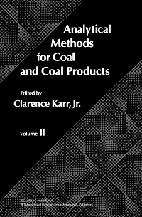 Analytical Methods for Coal and Coal Products: Volume III