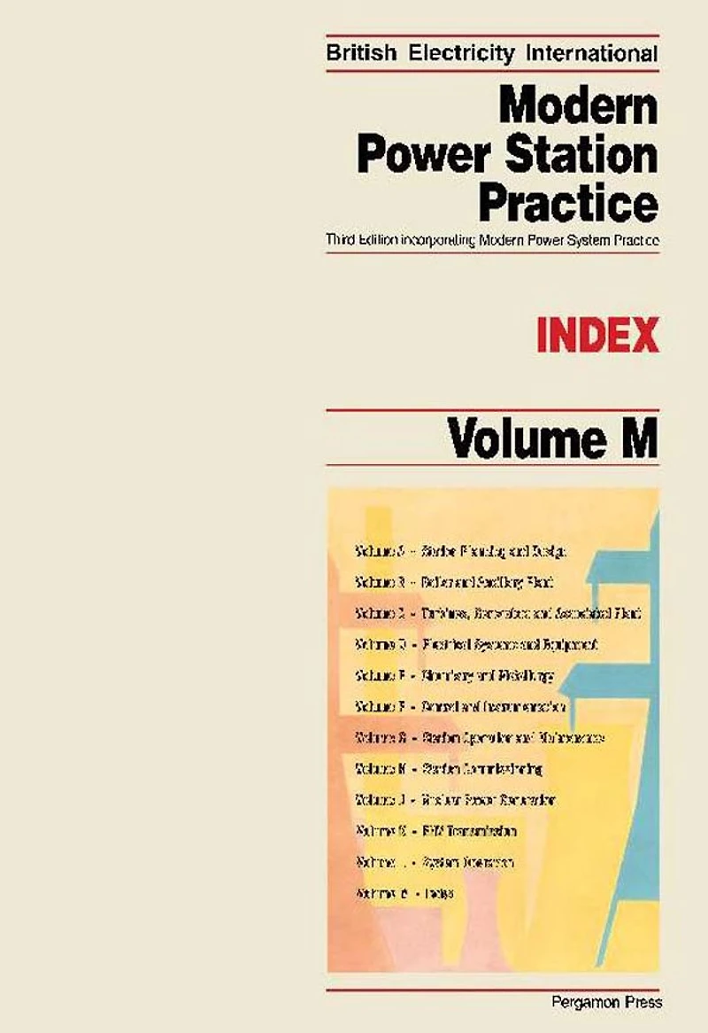 Modern Power Station Practice: Incorporating Modern Power System Practice