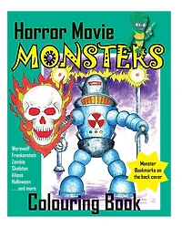 Horror Movie Monsters Colouring Book