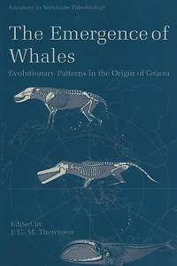 the Emergence of Whales: Evolutionary Patterns Origin Cetacea