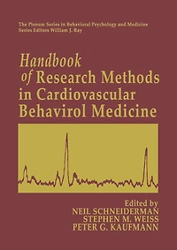 Handbook of Research Methods Cardiovascular Behavioral Medicine