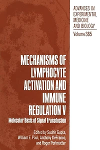 Mechanisms of Lymphocyte Activation and Immune Regulation V: Molecular Basis Signal Transduction