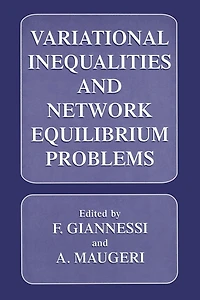 Variational Inequalities and Network Equilibrium Problems