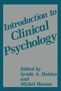 Introduction to Clinical Psychology