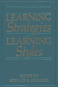 Learning Strategies and Styles