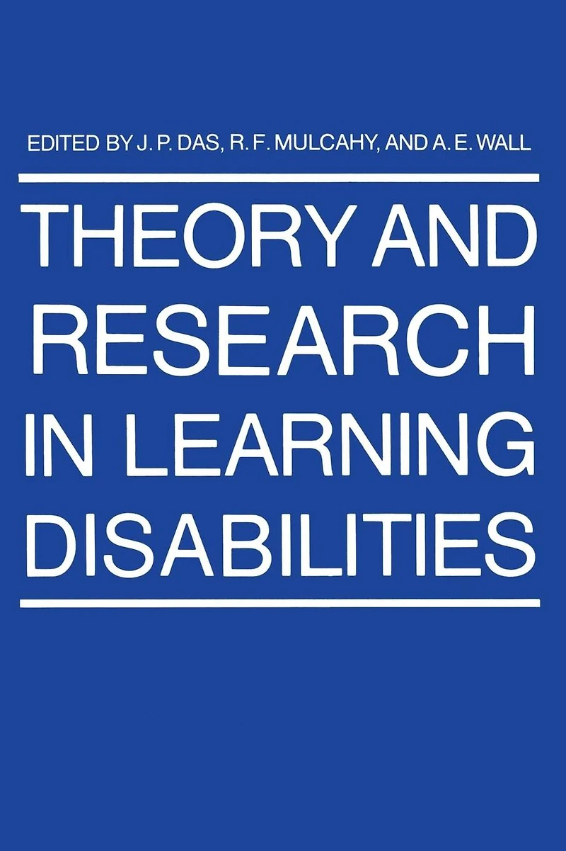 Theory and Research Learning Disabilities