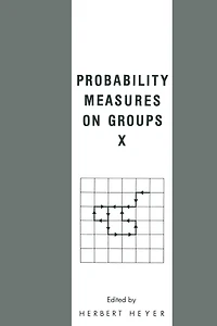 Probability Measures on Groups X