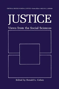 Justice: Views from the Social Sciences