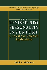 The Revised NEO Personality Inventory: Clinical and Research Applications