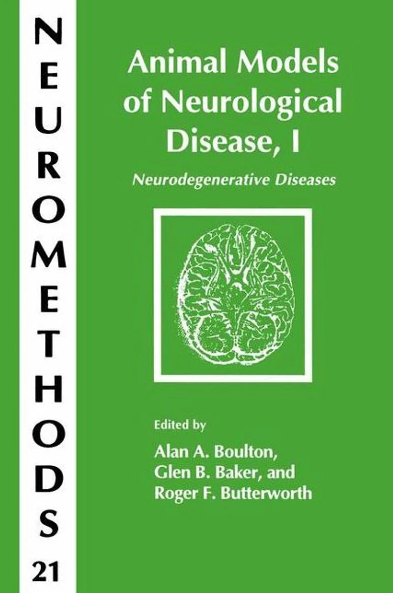 Animal Models of Neurological Disease, I: Neurodegenerative Diseases