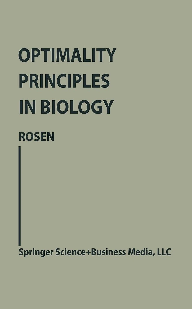 Optimality Principles in Biology