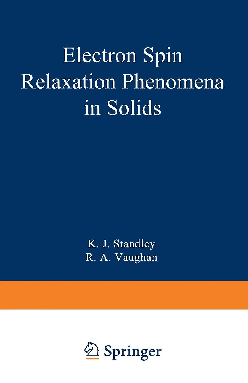 Electron Spin Relaxation Phenomena in Solids