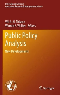 Public Policy Analysis: New Developments