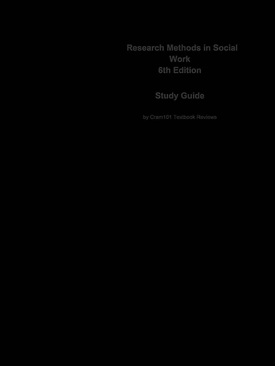 Research Methods in Social Work: Statistics, Research methods