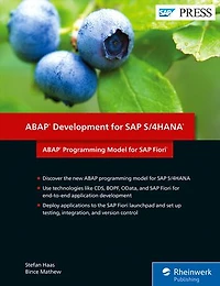 ABAP Programming Model for SAP Fiori: ABAP Development for SAP S/4HANA
