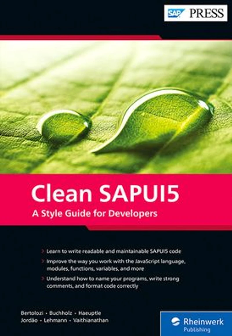 Clean SAPUI5: A Style Guide for Developers