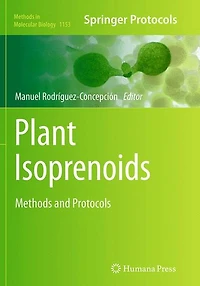 Plant Isoprenoids: Methods and Protocols