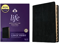NKJV Life Application Study Bible, Third Edition, Large Print (LeatherLike, Brown/Mahogany, Red Letter)
