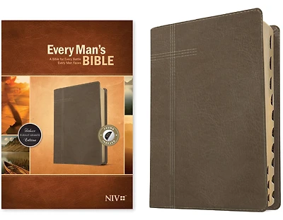 Every Man's Bible NIV (LeatherLike, Pursuit Granite)