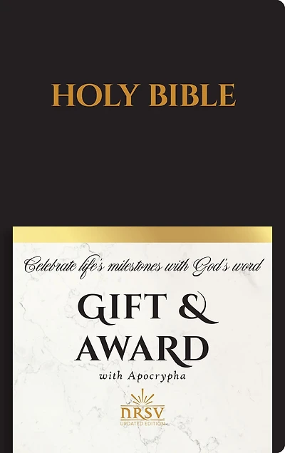 NRSV Updated Edition Gift & Award Bible with Apocrypha (Imitation Leather, Burgundy)
