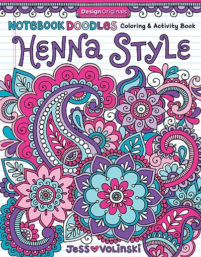 Notebook Doodles Henna Style: Coloring & Activity Book