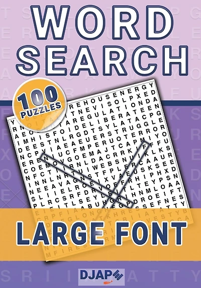 Word Search: 100 puzzles in large font!