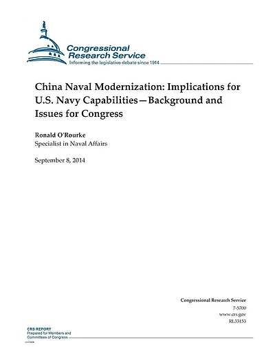 China Naval Modernization: Implications for U.S. Navy Capabilities-Background and Issues for Congress