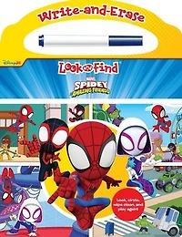 Disney Junior Marvel Spidey and His Amazing Friends: Write-and-Erase Look and Find