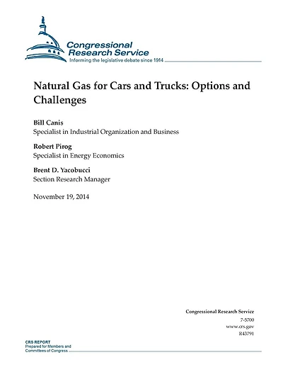 Natural Gas for Cars and Trucks: Options and Challenges
